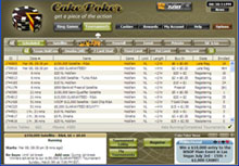 Cake Poker Lobby